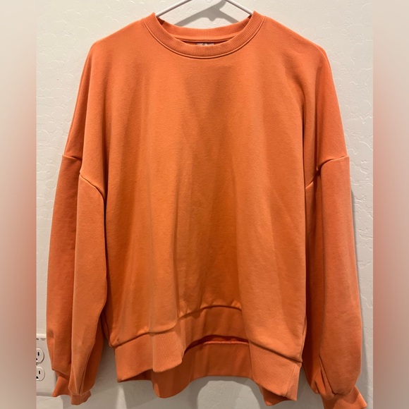 CALIA by Carrie Underwood Tops - Calia dropped sleeve over size crewneck color orange size M